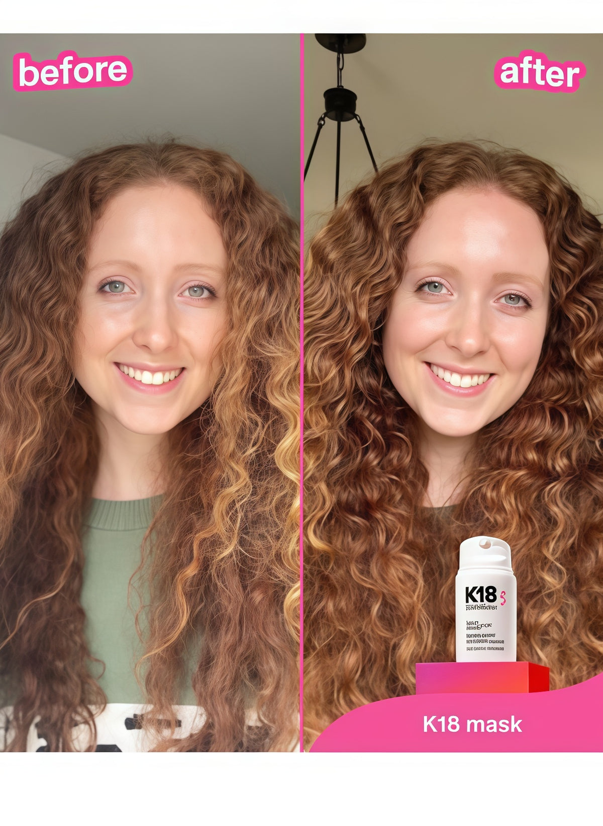 full-size leave-in molecular repair hair mask